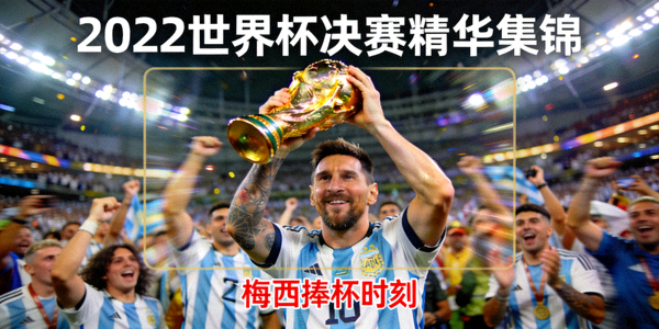 2022世界杯决赛精华集锦缩略图 - 梅西举起世界杯奖杯瞬间